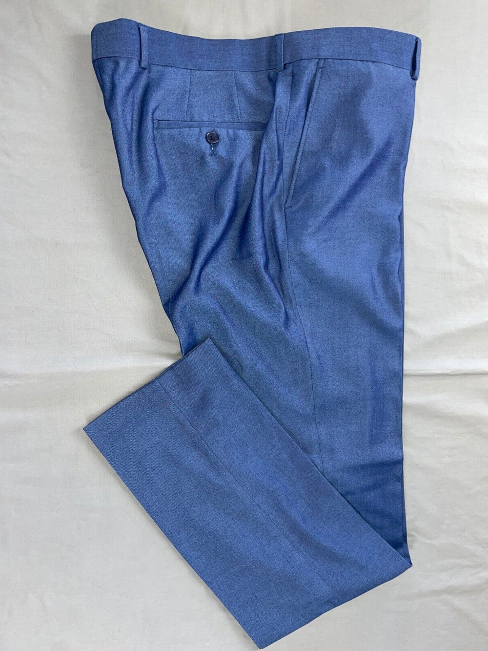 The Savile Row Brixton Flat Front Microfiber Dress Pants, Slacks. 38X34.5, NWOT
